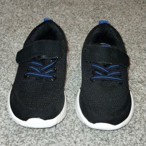 Joe Fresh Kids Black Sneakers with Blue Highlights